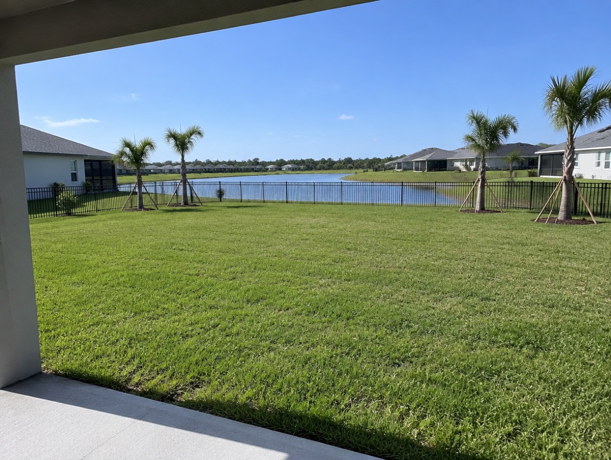 Your backyard today